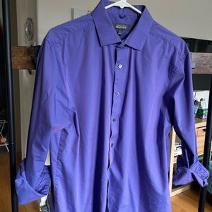 Kenneth Cole Reaction Men's Dress Shirt in Rich Purple